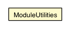 Package class diagram package ModuleUtilities